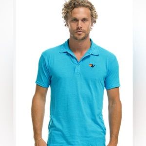 Aviator Nation Men’s blue polo